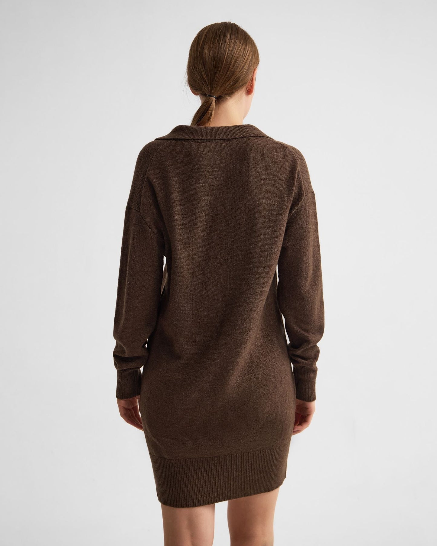 Kennedy Wool Blend Polo Dress