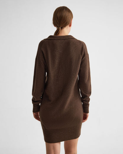 Kennedy Wool Blend Polo Dress