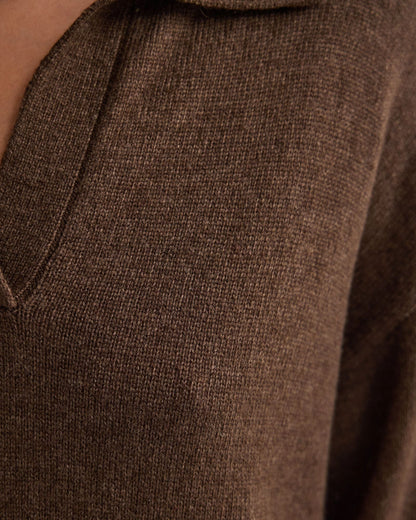 Kennedy Wool Blend Polo Dress