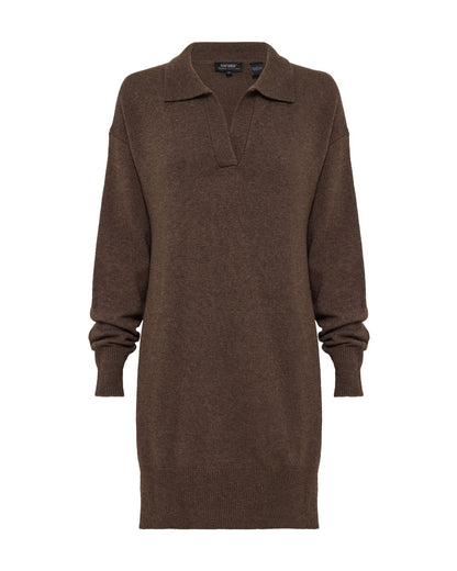 Kennedy Wool Blend Polo Dress