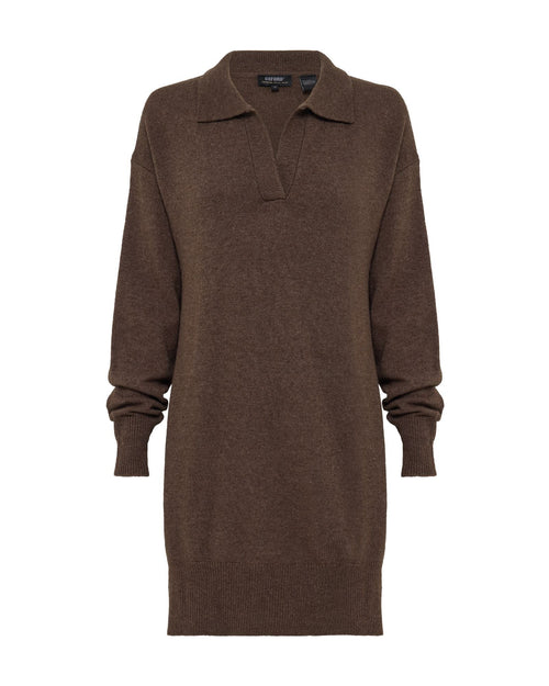 Kennedy Wool Blend Polo Dress