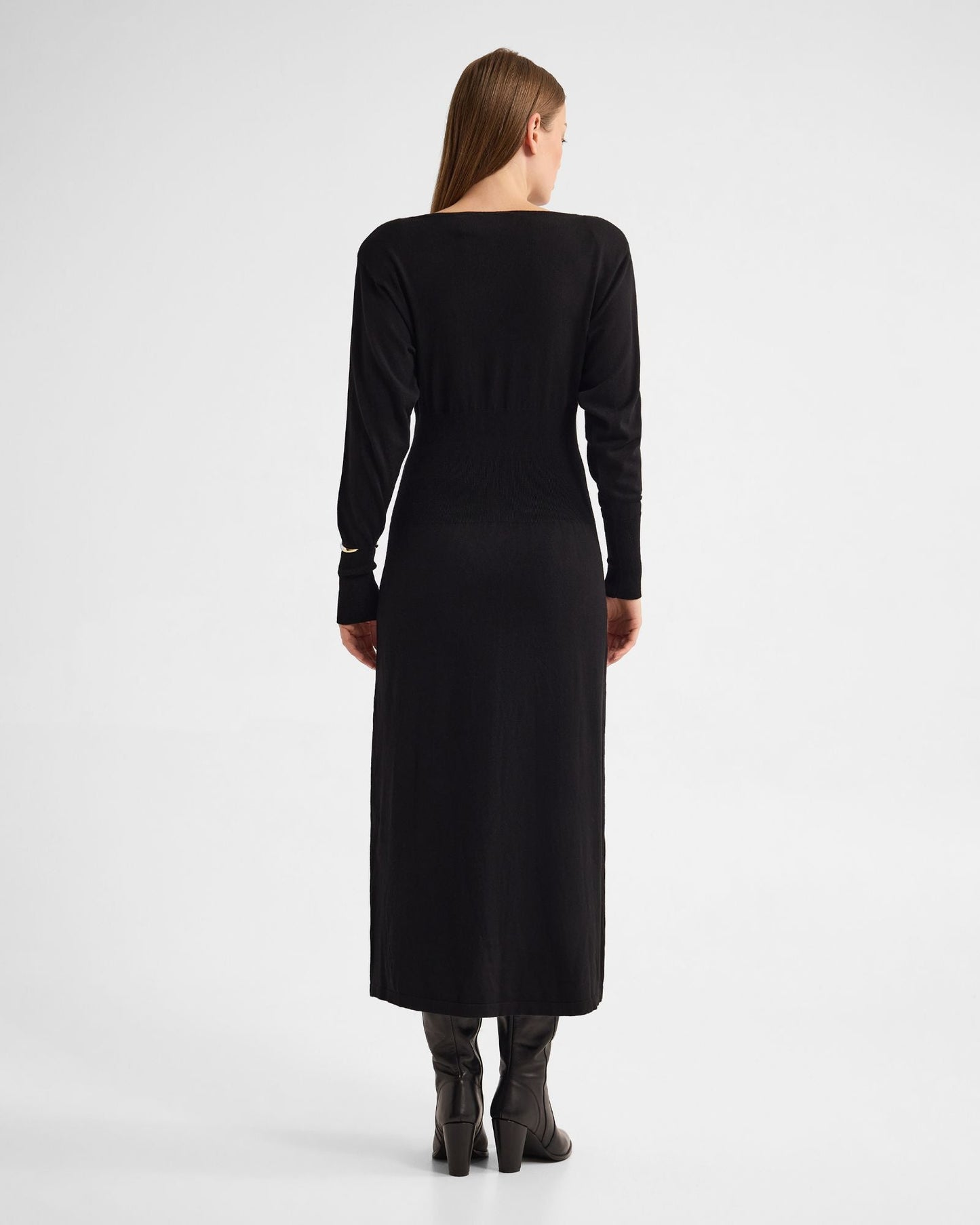 Greta Knitted Balloon Sleeve Dress