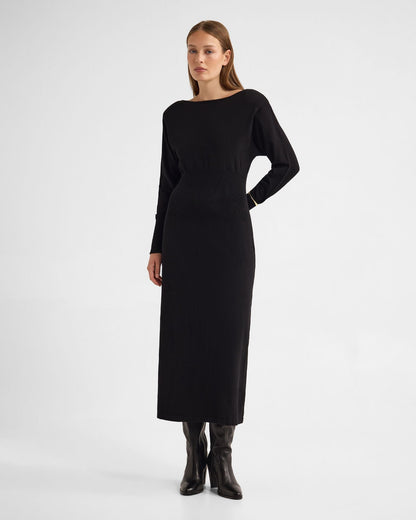Greta Knitted Balloon Sleeve Dress