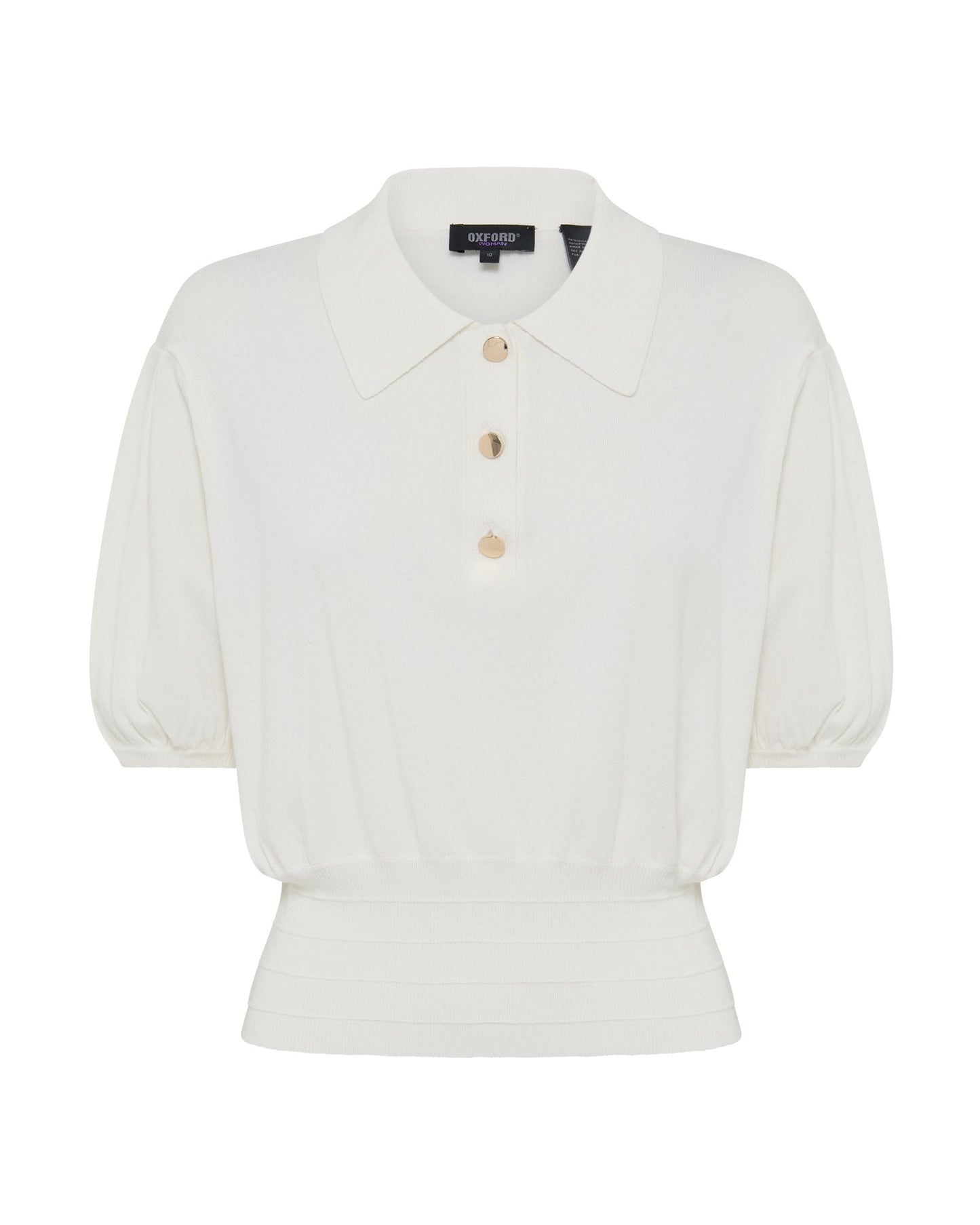 Rose Polo Knitted Top