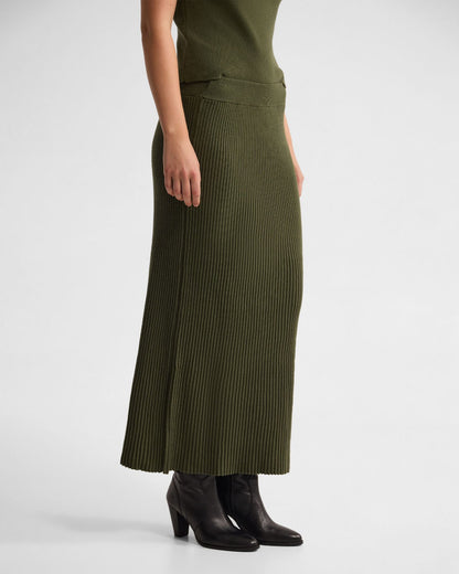 Belle Rib Knitted Skirt