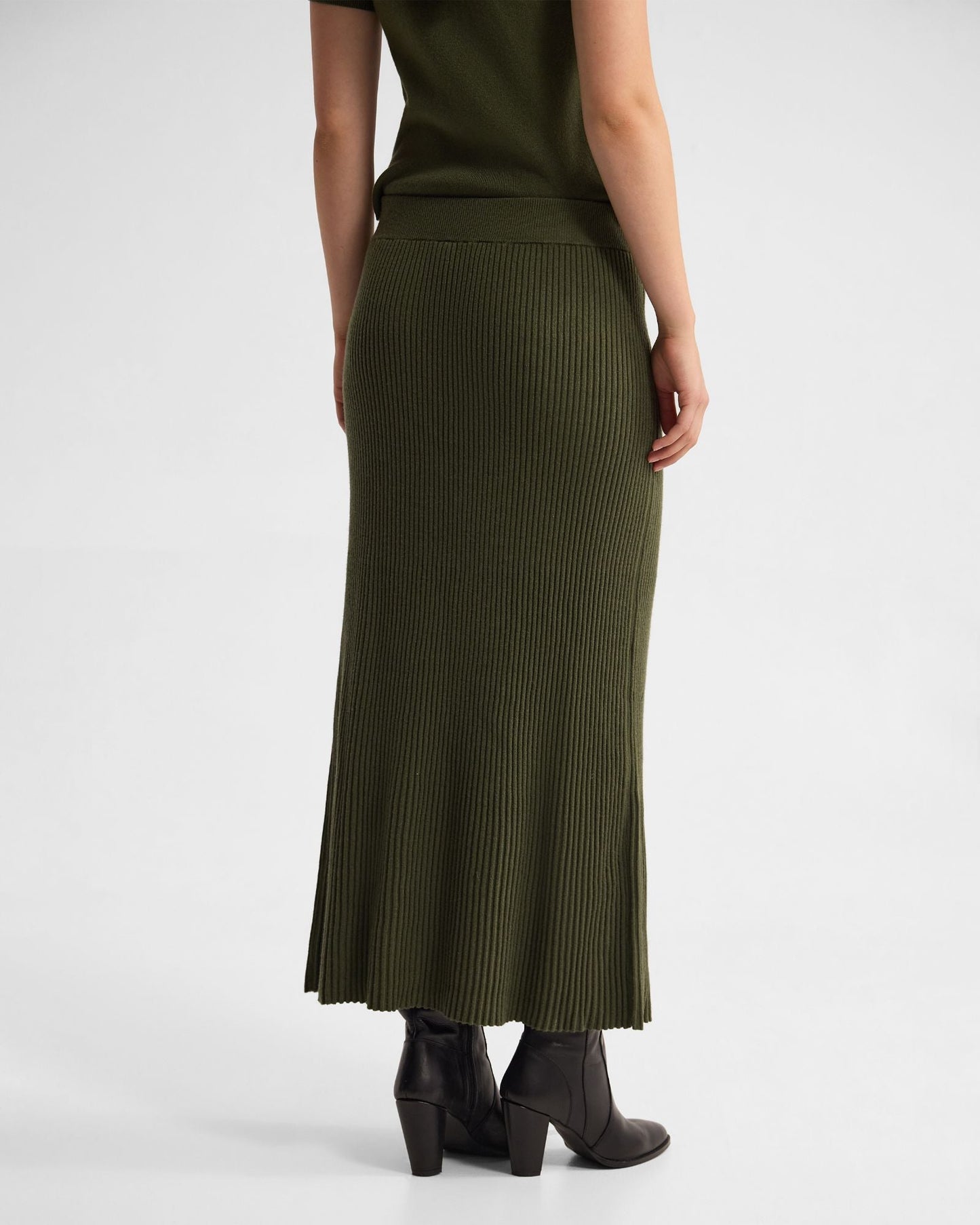 Belle Rib Knitted Skirt