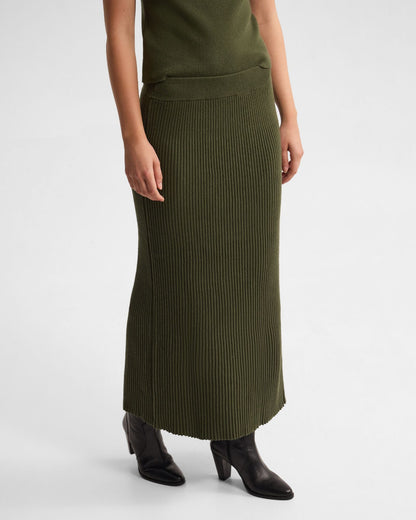 Belle Rib Knitted Skirt