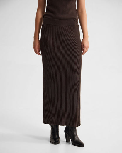 Belle Rib Knitted Skirt