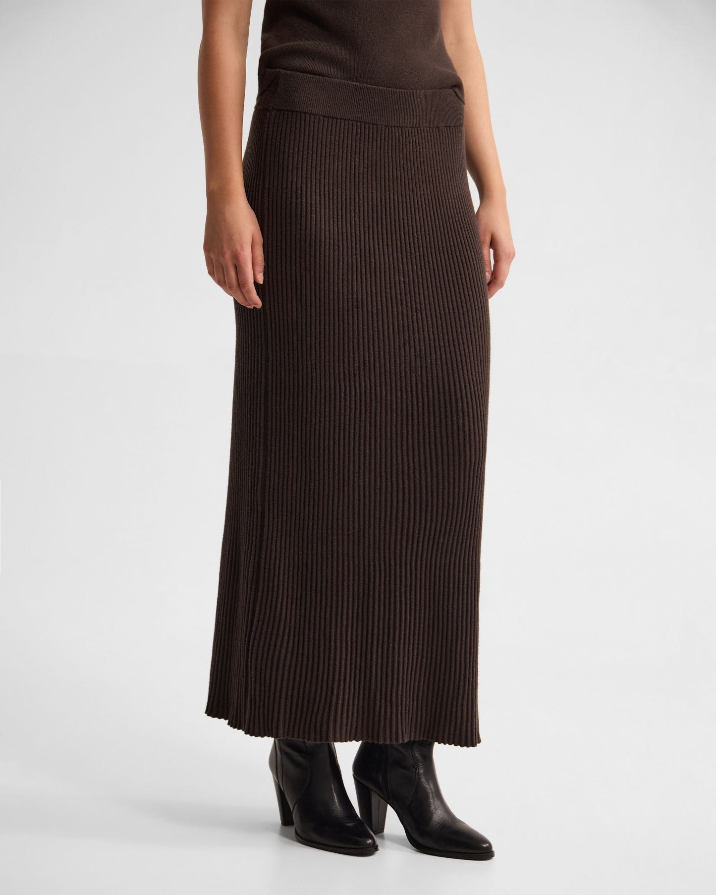Belle Rib Knitted Skirt