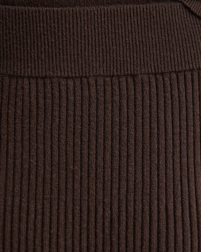 Belle Rib Knitted Skirt
