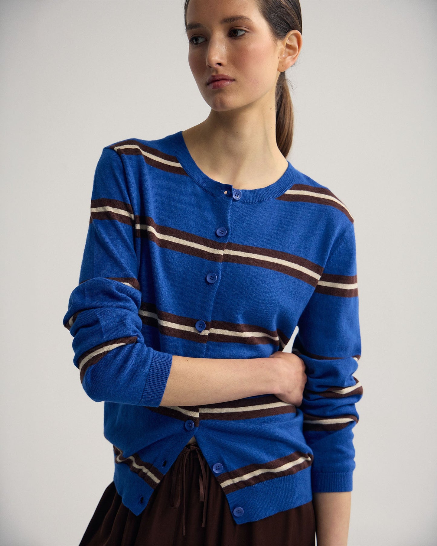Margurite Striped Cardigan