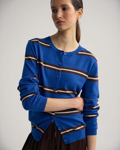Margurite Striped Cardigan