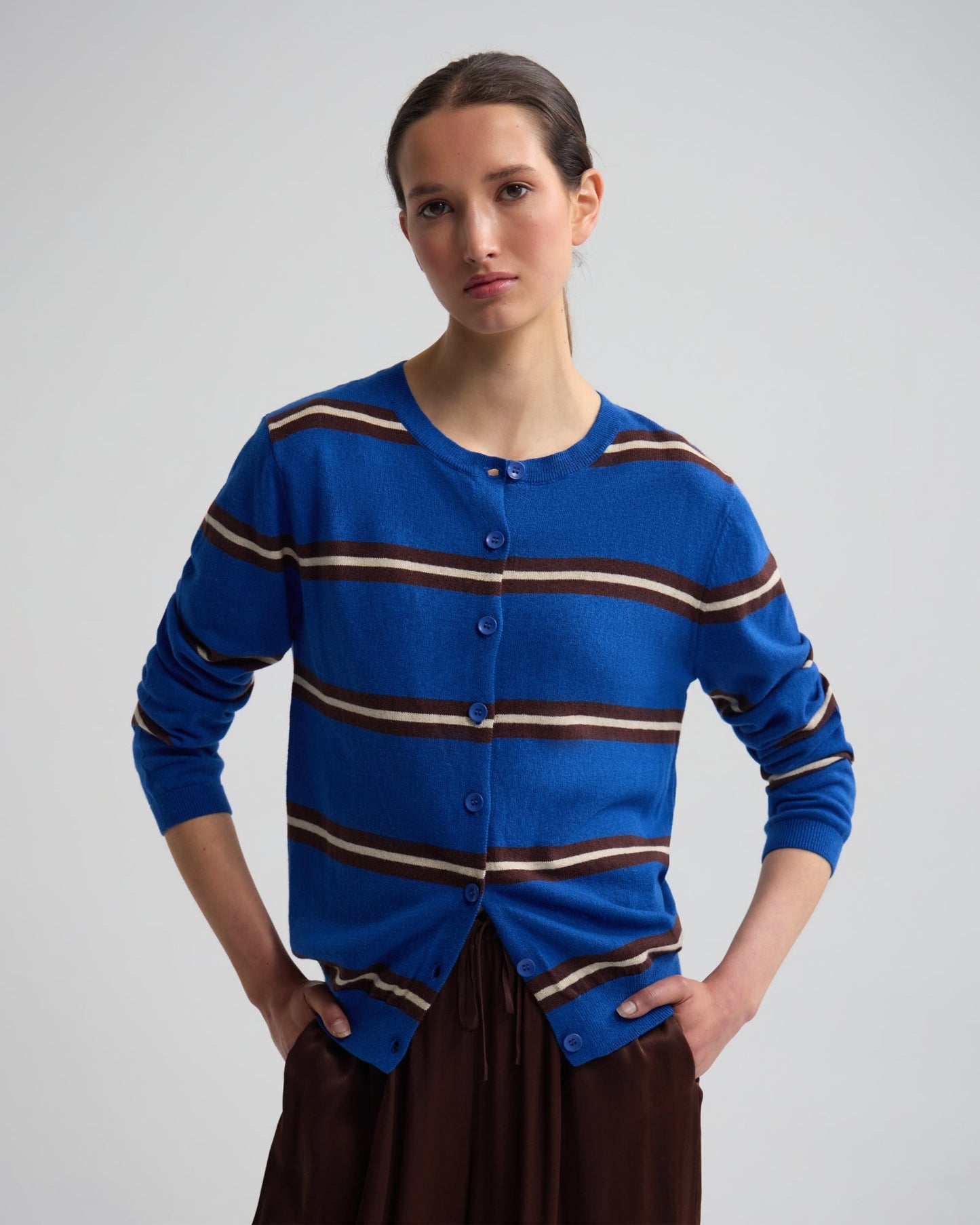 Margurite Striped Cardigan