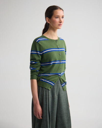 Margurite Striped Cardigan