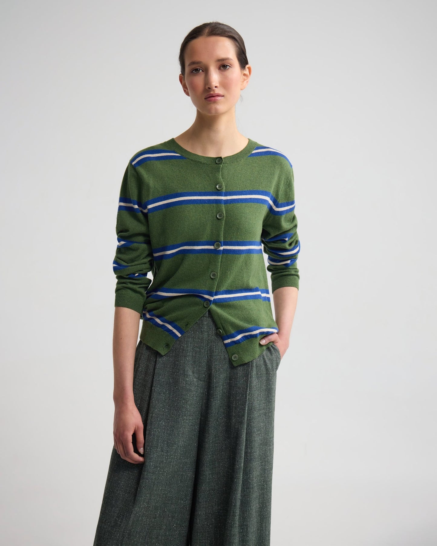 Margurite Striped Cardigan