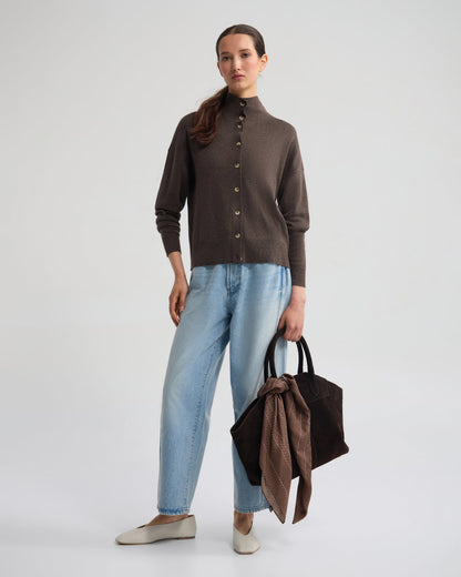 Maddison Funnel Collar Cardigan