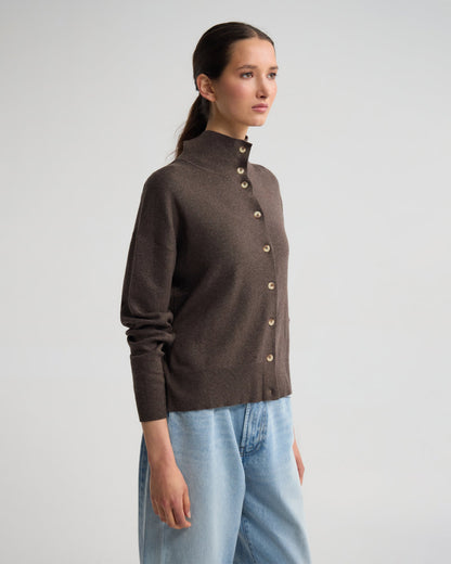 Maddison Funnel Collar Cardigan