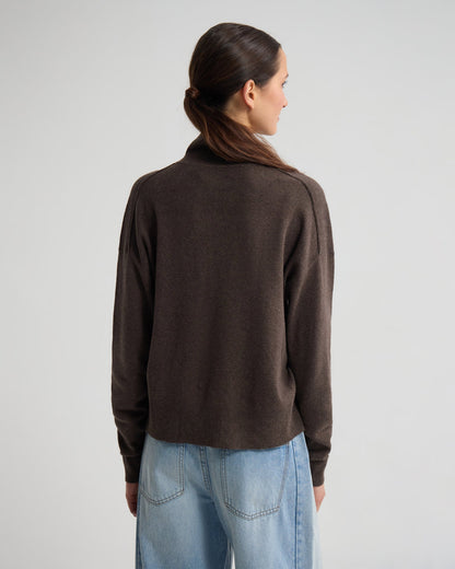 Maddison Funnel Collar Cardigan