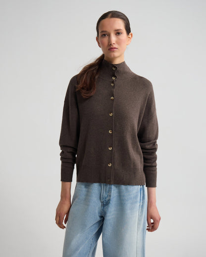 Maddison Funnel Collar Cardigan