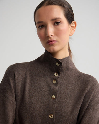 Maddison Funnel Collar Cardigan