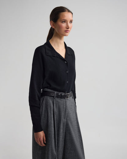 Maddison Funnel Collar Cardigan