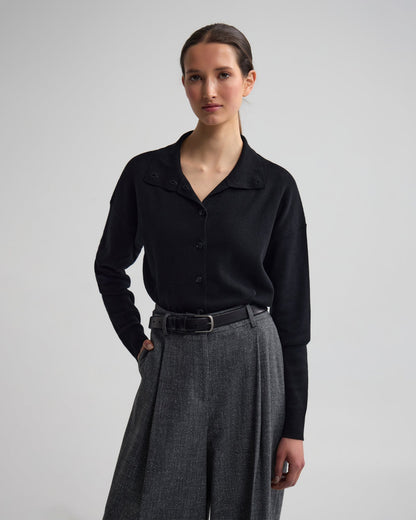Maddison Funnel Collar Cardigan