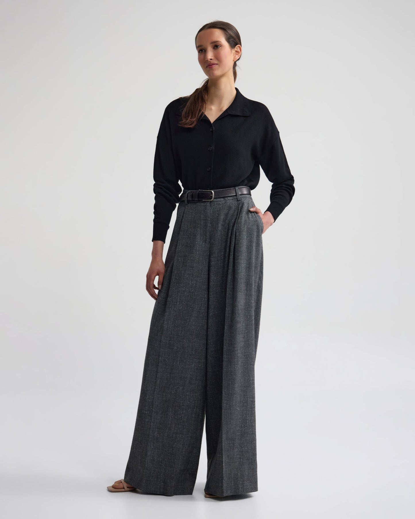 Maddison Funnel Collar Cardigan