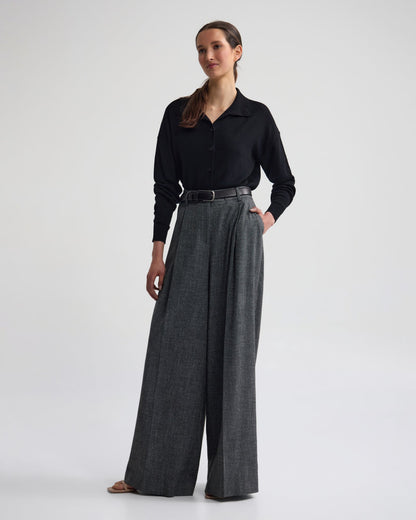 Maddison Funnel Collar Cardigan