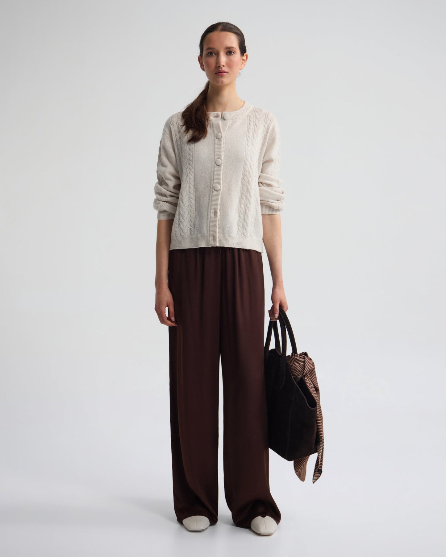 Amelia Cable Knit Cardigan