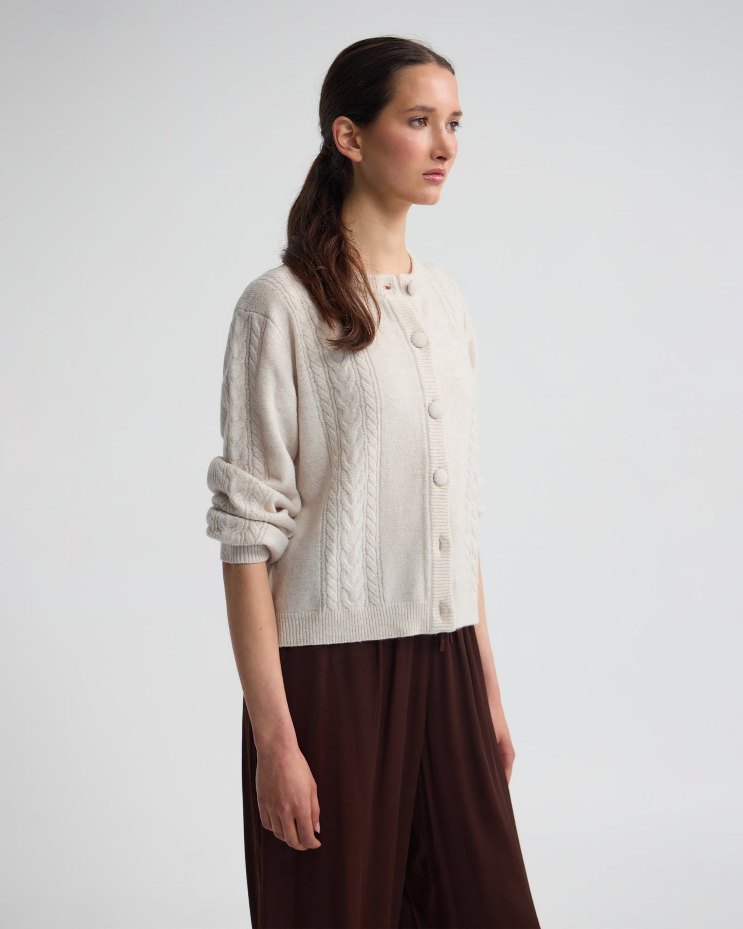 Amelia Cable Knit Cardigan