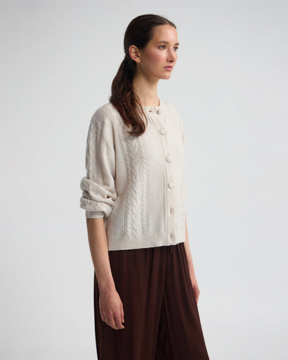 Amelia Cable Knit Cardigan