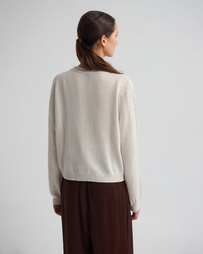 Amelia Cable Knit Cardigan