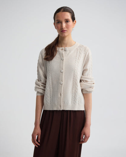 Amelia Cable Knit Cardigan