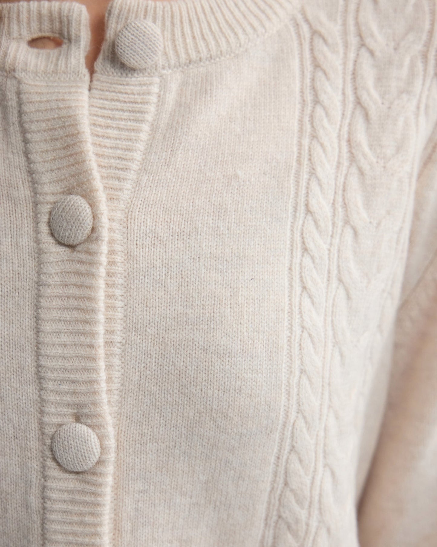 Amelia Cable Knit Cardigan