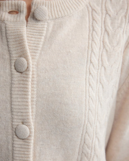 Amelia Cable Knit Cardigan