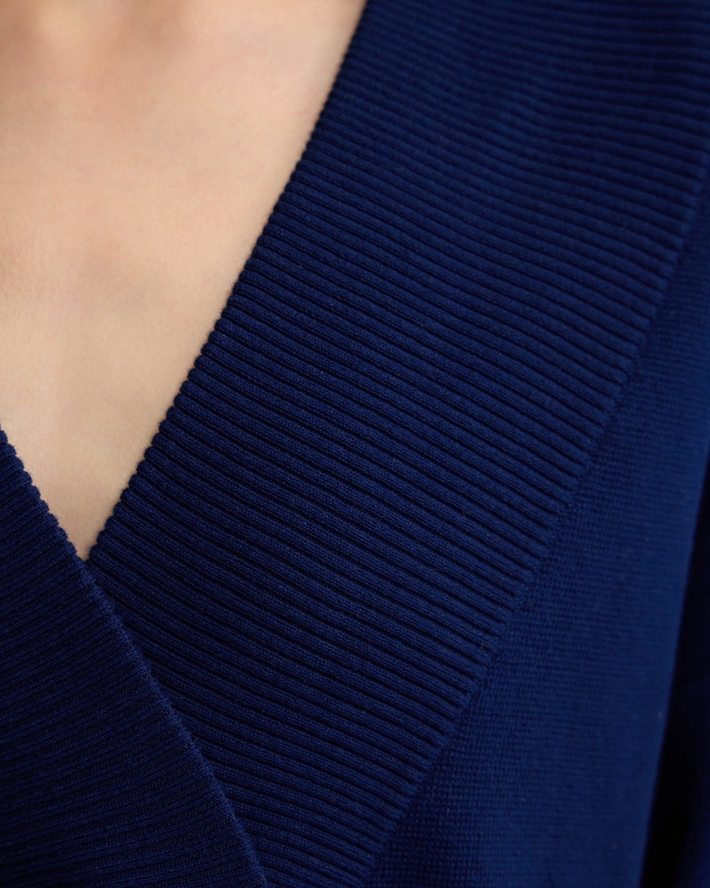 Pia Cotton V-Neck Knit