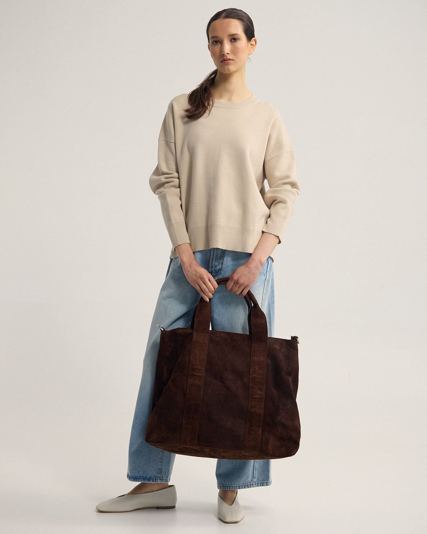 Lexie Cotton Crew Neck Knit
