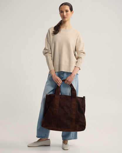 Lexie Cotton Crew Neck Knit