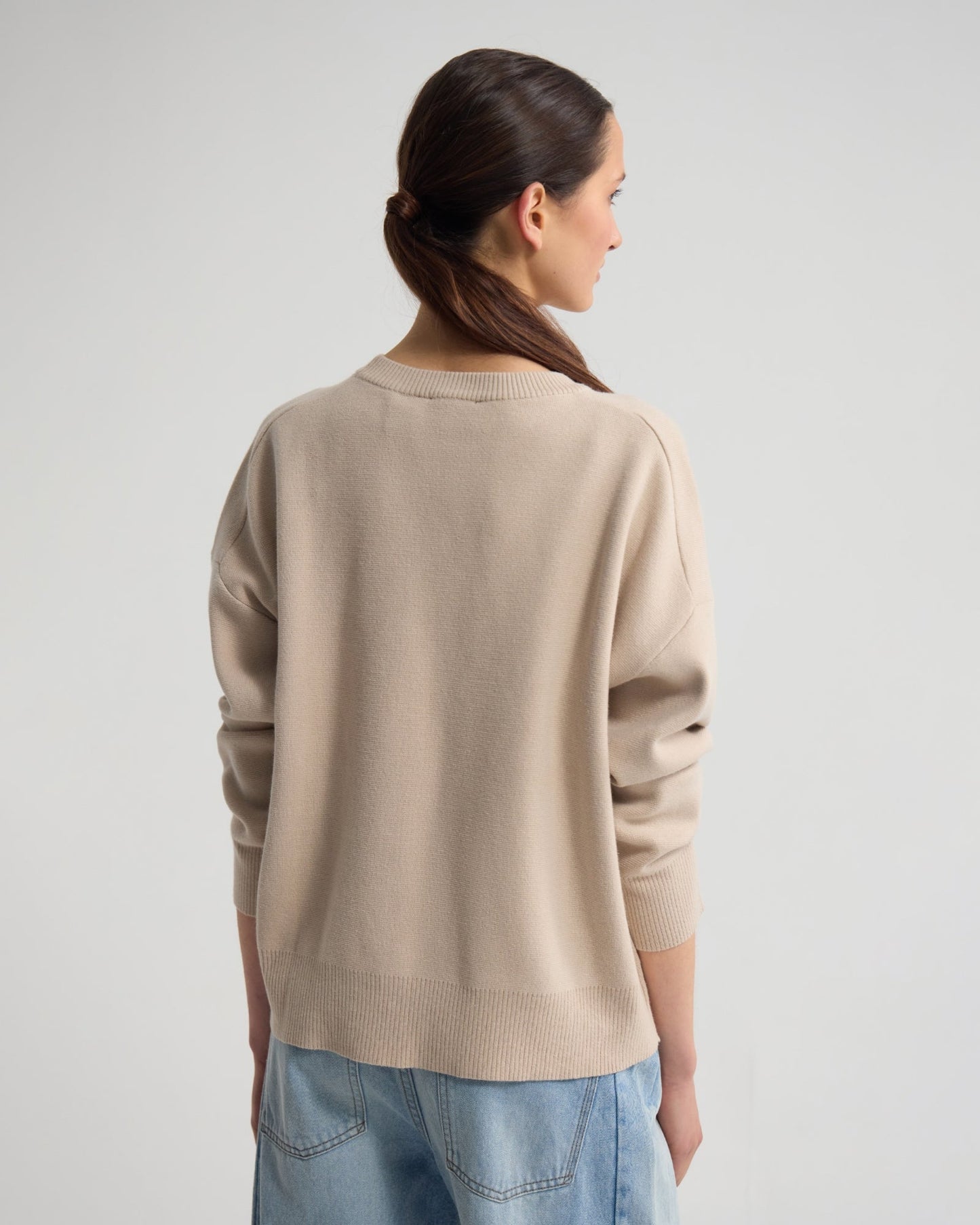 Lexie Cotton Crew Neck Knit