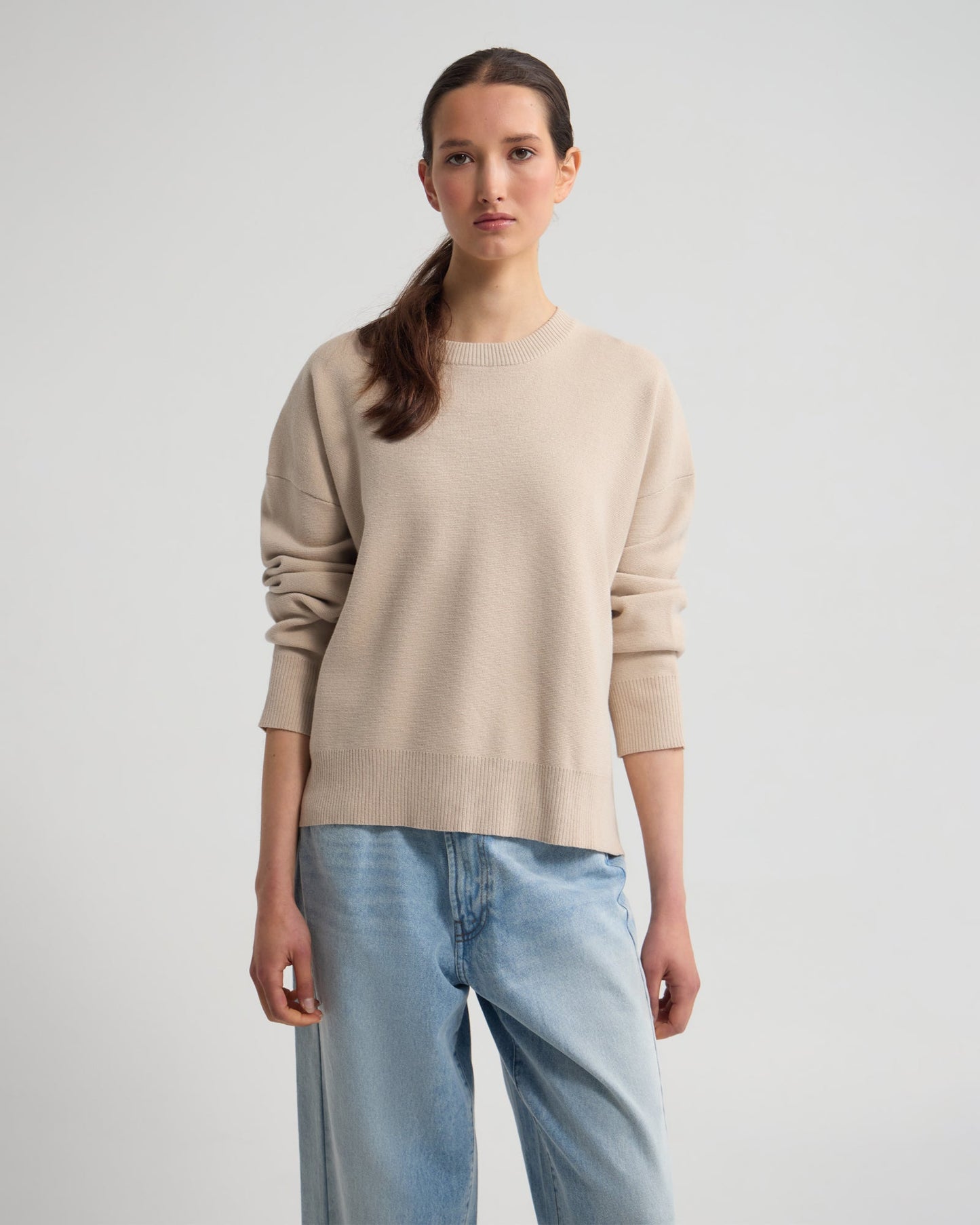 Lexie Cotton Crew Neck Knit