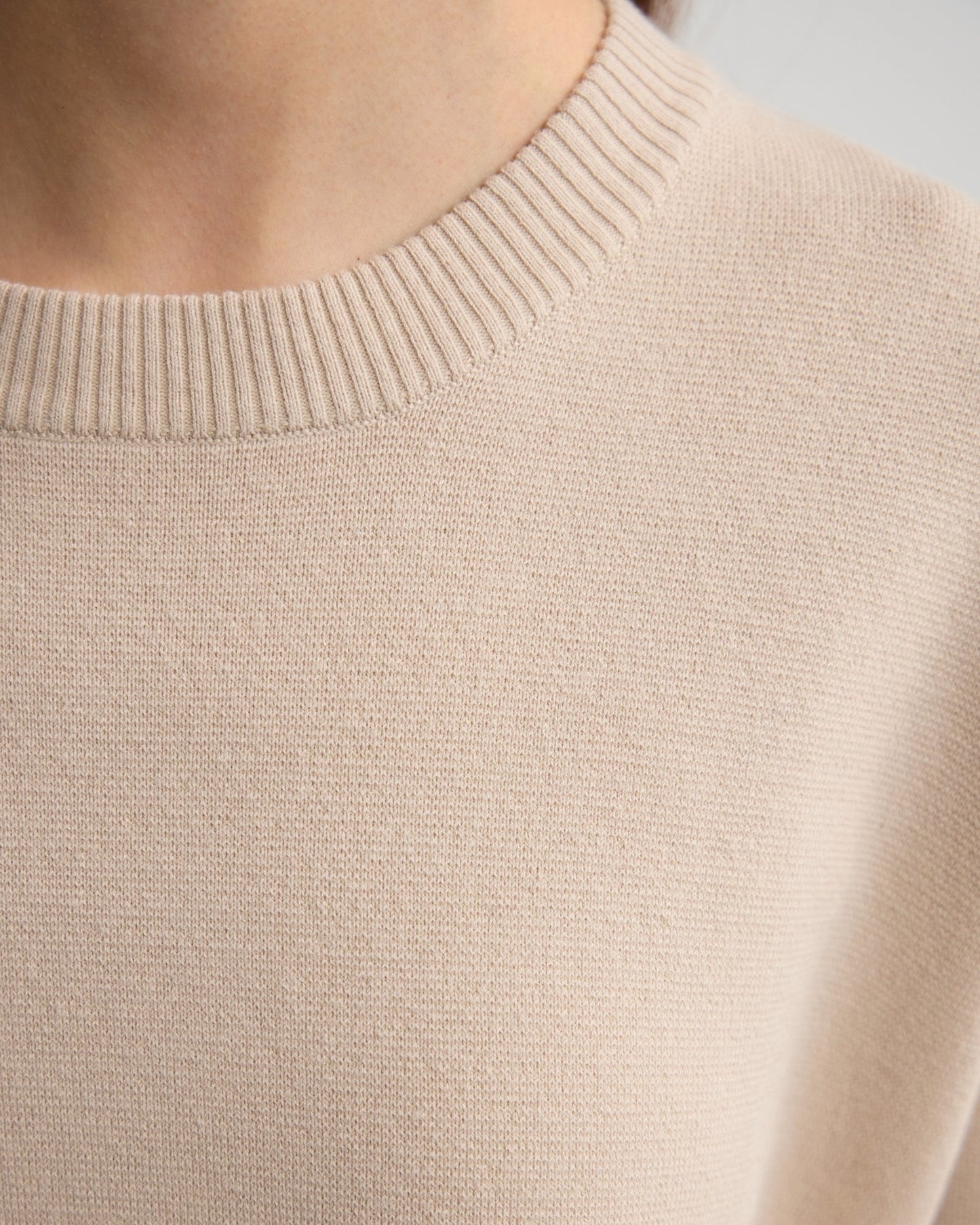 Lexie Cotton Crew Neck Knit