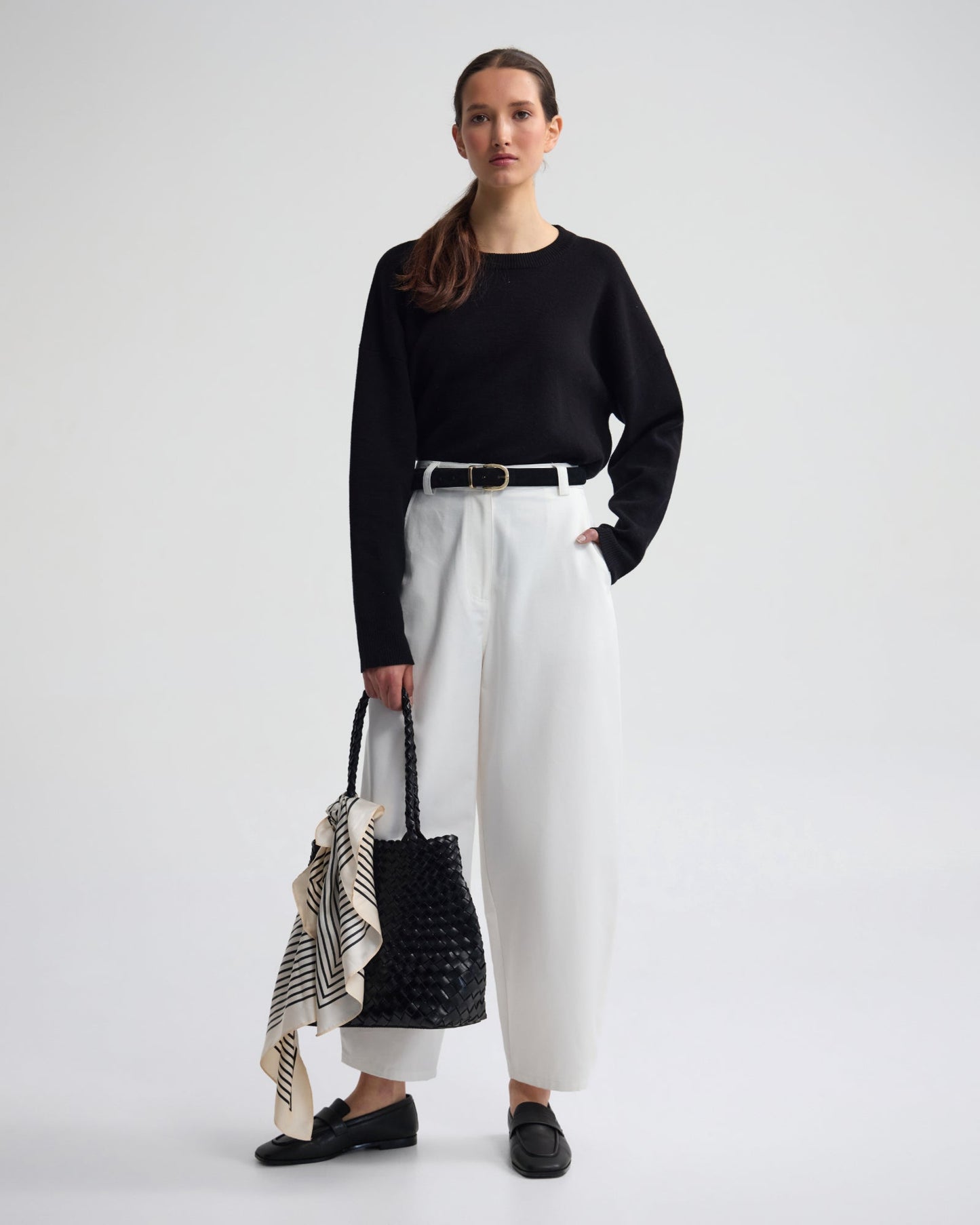 Lexie Cotton Crew Neck Knit