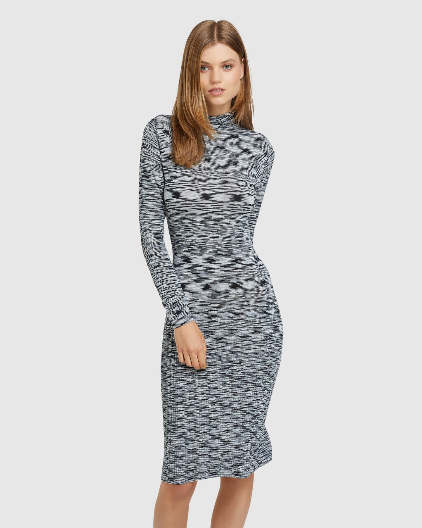 Penny Knitted Turtle Neck Dress