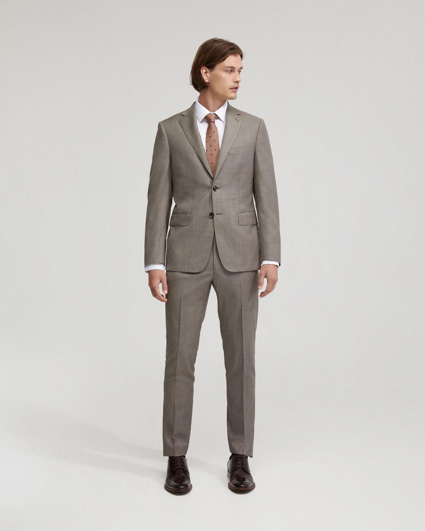 Byron Luxury Half Cnvs Wool Suit Jacket