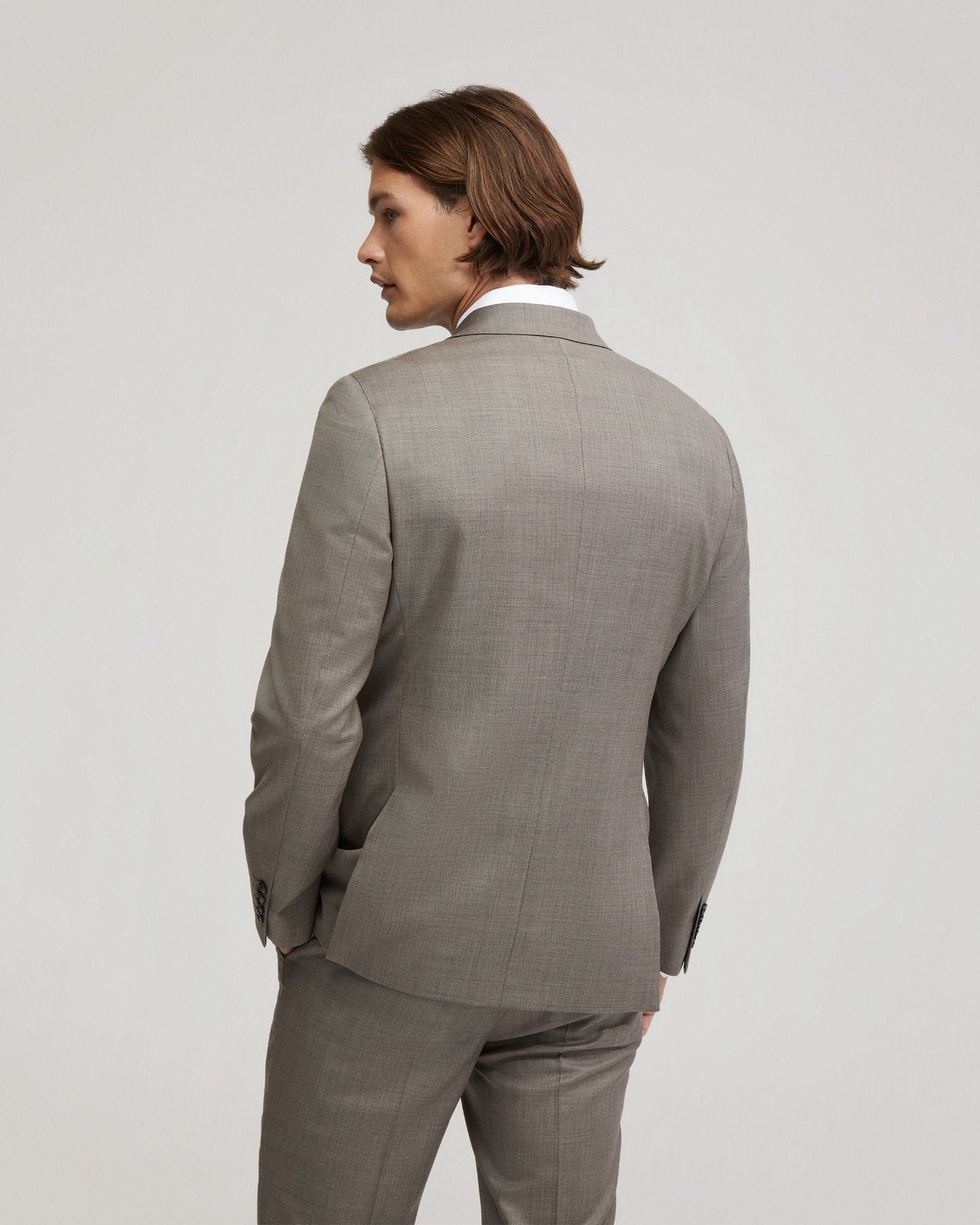 Byron Luxury Half Cnvs Wool Suit Jacket