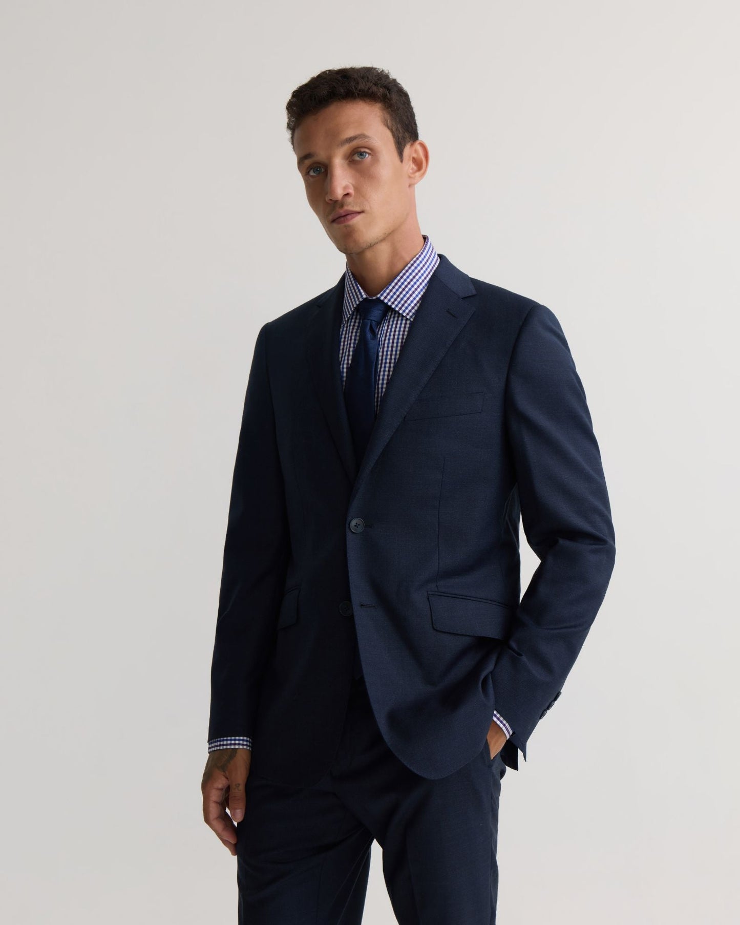 Hopkins Luxury Half Canvas Suit Jacket
