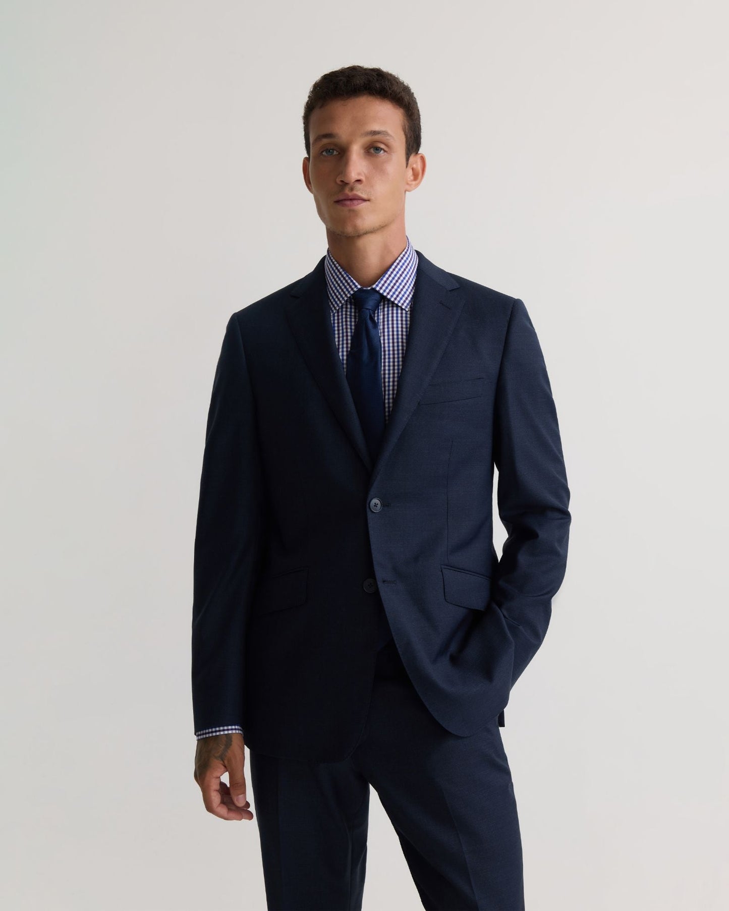 Hopkins Luxury Half Canvas Suit Jacket