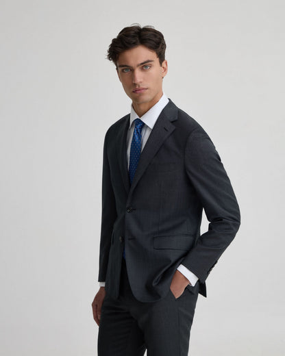 Byron 1/2 Canvas Wool Suit Jacket