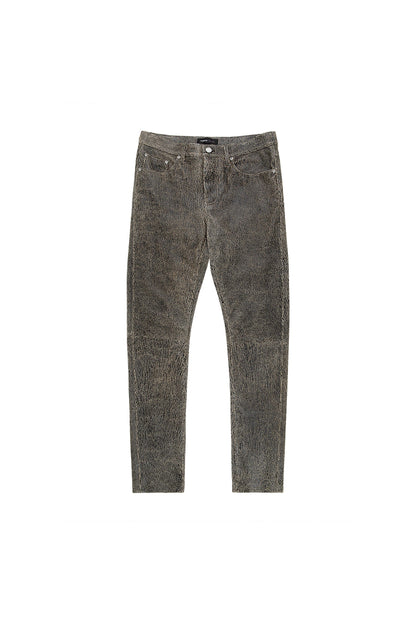 P001 Slim Fit Leather Pant