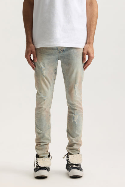 P001 Pink Mud Distressed